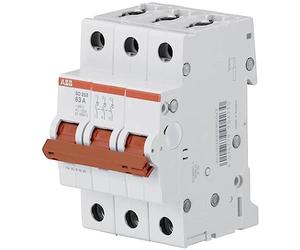 ABB SD203/40 Interrupteur principal sectionneur 3 broches 40 A Rouge