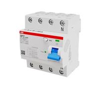 ABB Stotz S&J Disjoncteur différentiel typeB 4P 40A,30mA,3kA,4TE F204B-40/0,03-4TE (2CSF204568R1400)