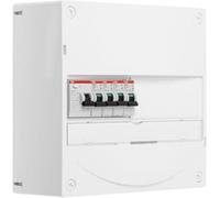 ABB Tableau 1 rangée pré-équipé 1 inter. diff. 63A type A + 4 disjoncteurs