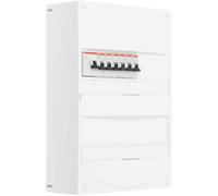 ABB Tableau 2 rangées pré-équipé 1 inter. diff. 40A type AC + 6 disjoncteurs
