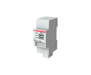ABB USB/S1.2 Adaptateur d'Interface Série USB 2.0, Alimentation 21-30V, Dimensions 36x64.5x90mm, Température -5°C à 45°C, Certifié CE/RoHS