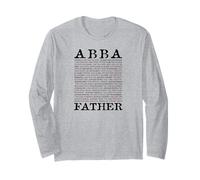 Abba ; Père et Autres Noms de Dieu tirés de la Bible chrétienne Manche Longue