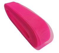 Abbaoww Tresse rigide en crin de cheval de 45,7 m pour désossage, couture, robe de mariée, robe de danse, accessoires de coupe (rose vif)
