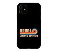 Abbas Retro 70s 80s Sunset Stripe Coque pour iPhone 11