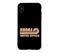 Abbas Retro 70s 80s Sunset Stripe Coque pour iPhone XS Max
