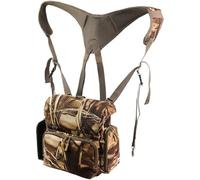 Abbdbd Binocular Harness Chest Pack Bino Case with Rangefinder Pouch Adjustable Bino Harness Case for Watching Hunting Hiking Shooting