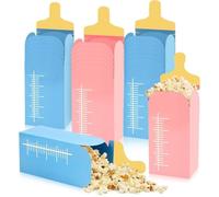 Abbdbd Boîte À Popcorn 24 Pièces, Boîte À Bouteilles pour Fête De Révélation du Sexe, Boîte À Bonbons Biscuits, Fournitures pour Fête d'anniversaire d'enfants, Baby Shower, Révélation du Sexe