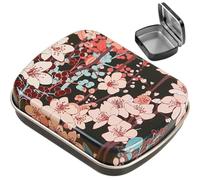 Abbdbd Boîte De Rangement Portable en Métal Mini Rectangle Boîte Vide Boîtes en Métal avec Couvercles À Charnière Contenants De Rangement Mignons pour Pièce De Bonbons