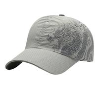 Abbdbd Casquette De Baseball D'été pour, Casquette Imprimée Style Dragon Chinois, Chapeau D'extérieur À Séchage Rapide, Chapeau De Protection