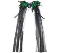 Abbdbd Châle À Plumes, Cape en Tulle Ornée De Plumes pour Halloween, Style Gothique, Idéale pour Les Fêtes, Les Costumes Le Cosplay.