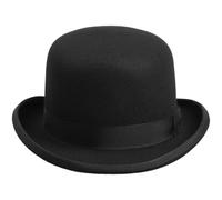 Abbdbd Chapeau De Magicien Noir Vintage, Chapeau Melon Rétro, Chapeau Steampunk pour Spectacle De Théâtre, Halloween, Carnaval, Etc.