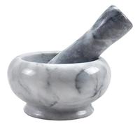 Abbdbd Ensemble De Mortier Pilon en Marbre pour Broyer Les Herbes, Les Épices, Les Bols De Broyage Les Moulins À Ail pour Broyer Écraser, Essentiel De Cuisine