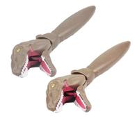 Abbdbd Ensemble De Stylos Dinosaures Nouveauté 2 Pièces, Mini Stylos À Bille, Outils D'écriture Multifonctions À Grande Bouche pour Garçons Filles Adultes