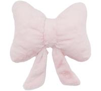 Abbdbd Pink Bow Pillow, Plush Bowknot Cushion, Soft Bedside Throw Pillow Bow Back Support Cushion for Car Sofa Couch Bedroom Decor