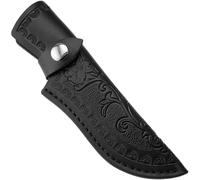 Abbdbd Pochettes À Couteaux en Cuir Faites À Main, Étuis À Couteaux De Chasse, Porte-Couteaux À Motifs Sculptés, Pochettes À Gaines en Cuir pour Les Transporteurs D'extérieur