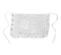 Abbdbd Tablier De Serveuse Vintage, Demi-Tablier À Poches, Tablier À Volants Ajustable pour Cuisine De Café.
