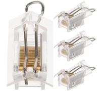 Abbdbd Verrous De Cordon De Store Vénitien, 4 Pièces, Composants De Stores De Fenêtre Professionnels, Pièces D'installation, Accessoires De Tringle À Rideau
