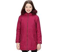 Abbettine enfant Parka Chaude Imperméable À Capuche avec Fausse Fourrure