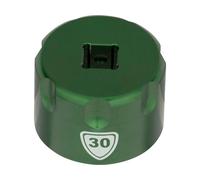 Abbey Bike Tools Capuchon à Douille Suspension Top Cap Socket vert 30 mm