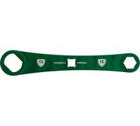 Abbey Bike Tools Clef de Montage RockShox Charger 2 Damper Service Wrench vert universal