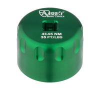 Abbey Bike Tools Outil pour Boîtier de Pédalier Bottom Bracket Socket Common vert universal