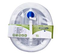 Abbey Camp Jerrican - 15 L - 100% Polyéthylene - Modele Avec Bouchon A Vis. Réglable En Hauteur