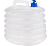 ABBEY CAMP Jerrican - 15 L - 100% polyéthylène - Modèle avec bouchon à vis, réglable en hauteur