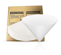 Abbey Papier Filtre à Huile De Cuisson - Lot De 50 (25cm) | Cônes De Filtration Pour Friteuse | Papier Jetable Pour Huile De Friture | Prolonge La Durée De Vie De L’huile | Usage Pro