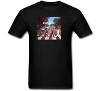 Abbey Road Graphic T-Shirt Black Mens Tee Unisex Shirt 3XL