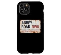 Abbey Road NW8 City of Westminster London Plaque rouillée Coque pour iPhone 11 Pro