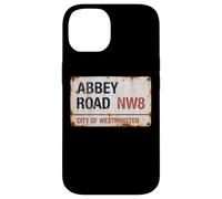 Abbey Road NW8 City of Westminster London Plaque rouillée Coque pour iPhone 14