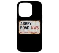 Abbey Road NW8 City of Westminster London Plaque rouillée Coque pour iPhone 14 Pro