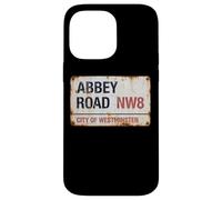 Abbey Road NW8 City of Westminster London Plaque rouillée Coque pour iPhone 14 Pro Max