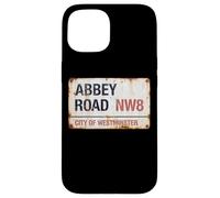 Abbey Road NW8 City of Westminster London Plaque rouillée Coque pour iPhone 15