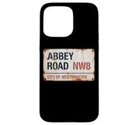 Abbey Road NW8 City of Westminster London Plaque rouillée Coque pour iPhone 15 Pro Max