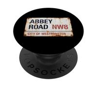 Abbey Road NW8 City of Westminster London Plaque rouillée PopSockets PopGrip Adhésif