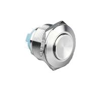 Abbeycon 22mm High Round Momentary IP67 Metal Switch 1NO 5A Push Button Switch Pin Terminal 220V Vandal Switch NWPNLXEA