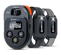 ABBIDOT Collier de Dressage pour Chien - Portée de 3.2 Km, 3 Veilleuses, 178 Niveaux avec 4 Modes, Clicker électrique, Collier électrique pour Petits et Grands Chiens (Noir Mat, 2 Colliers)