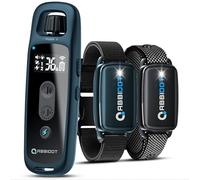 ABBIDOT Collier de Dressage pour Chien pour 2 Chiens - Veilleuse Mise à Jour 2024 et 4 Modes de Dressage, Rechargeable Collier Electrique pour Chien, IPX7 étanche pour Petits et Grands Chiens(6-55 kg)