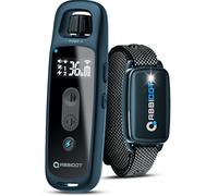 ABBIDOT Collier de Dressage pour Chien - Veilleuse et 4 Modes de Dressage, Bip, Vibration et Stimulation, Rechargeable Collier Anti Aboiement avec Télécommande pour Petits et Grands Chiens (6-55 kg)