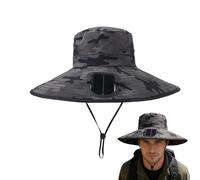 Abbigliamento Sportivo Specifico, Copricapo Leggero E Portatile, Cappello Solare Con Ventola Per Protezione Escursionismo Campeggio Viaggi Spiaggia Picnic Zaino Vacanza Pendolarismo Esterno