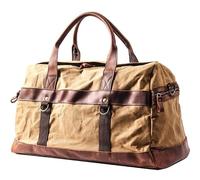 ABBNIA Sac de Voyage en Toile cirée imperméable pour Homme, Bagage à Main, Grand fourre-Tout Vintage pour Homme, Sac de Voyage pour Week-End, Grande capacité