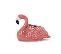 Abbott Collection 27-MINIKIN-310 Petit Pot de Fleurs Flamant Rose, 1 pièce