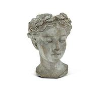 Abbott Collection XS Cache-Pot pour Femme - 16,5 cm de Haut, Ciment, Gris, 16,5 cm de Haut