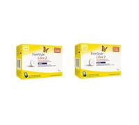 Abbott FreeStyle Libre 2 Lot de 2 capteurs pour surveillance continue du système de flash de glucose pour auto-surveillance + bon d'achat Becopa®