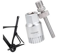 Abbto 5 outils d'extraction de manivelle pour vélo, ensemble d'outils pour enlever le support inférieur du bras de l'extracteur du support inférieur, dispositif anti-chute outil