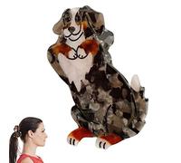 Abbto Clips pour griffes de chien - griffe pour cheveux chiot drôle pour fille | Têtes pour cheveux épais, cheveux fins, cheveux longs, cheveux courts, cheveux et cheveux raides