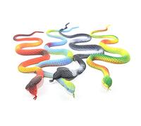 Abbto Fausses serpents, faux serpents réalistes - Serpents cadeaux bâillon de peur créatures incroyables Serpents de chaîne Forêt tropicale Serpents Jouets Vie sauvage Serpents