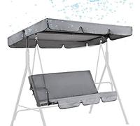 Abbto Housse suspendue pour balançoire de porche - Housse rabattable en tissu Oxford, housse coulissante pour balancelle de hamac, auvent pour meubles de jardin, protection pour chaise