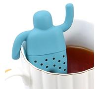 Abbto Infuseur à thé en silicone,Passoire à thé en silicone Mr Little Man | Passoire à thé drôle et raide pour tasse simple, désintoxicateurs à thé en Silicone Onsen Man pour tasses à thé